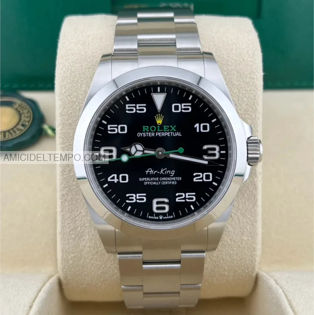 Rolex replica Airking 126900 nero orologio replica repliche rolex