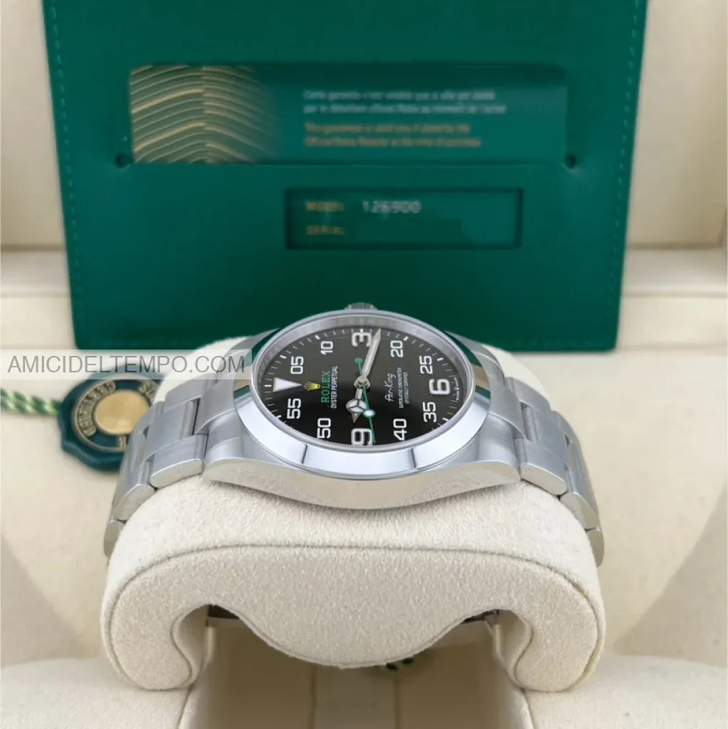 Rolex replica Airking 126900 nero orologio replica repliche rolex
