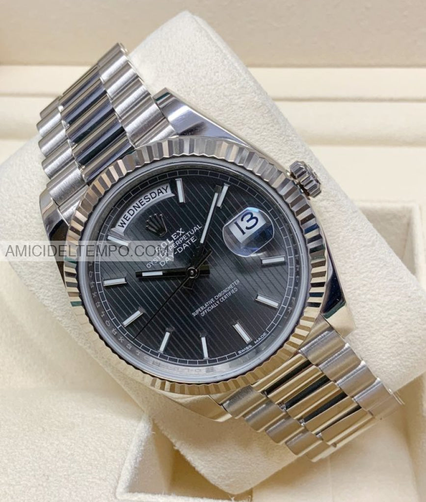 Rolex replica Day Date 40mm 228236 Grigio orologio replica Amici del Tempo rolex replica