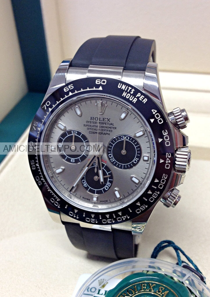 Rolex replica Daytona caucciù acciaio orologio replica repliche rolex