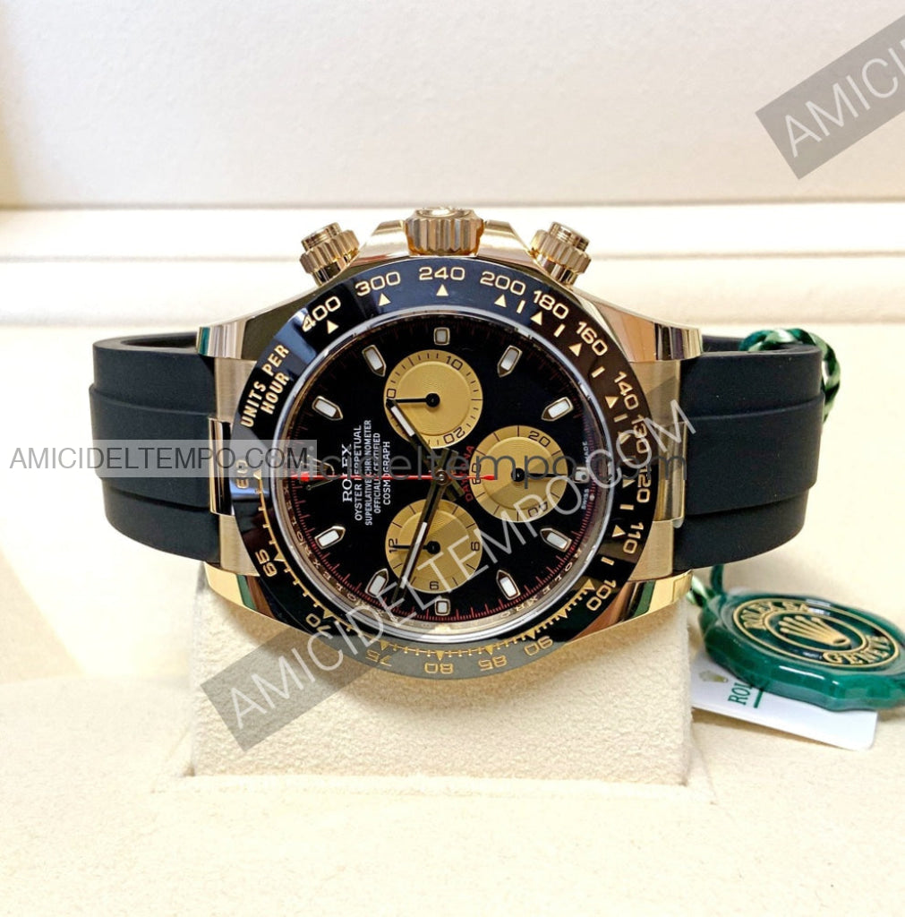 Rolex replica Daytona caucciù oro giallo quadrante Paul Newman orologio replica Amici del Tempo rolex replica
