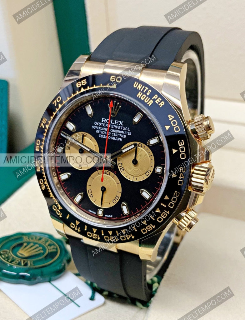 Rolex replica Daytona caucciù oro giallo quadrante Paul Newman orologio replica Amici del Tempo rolex replica
