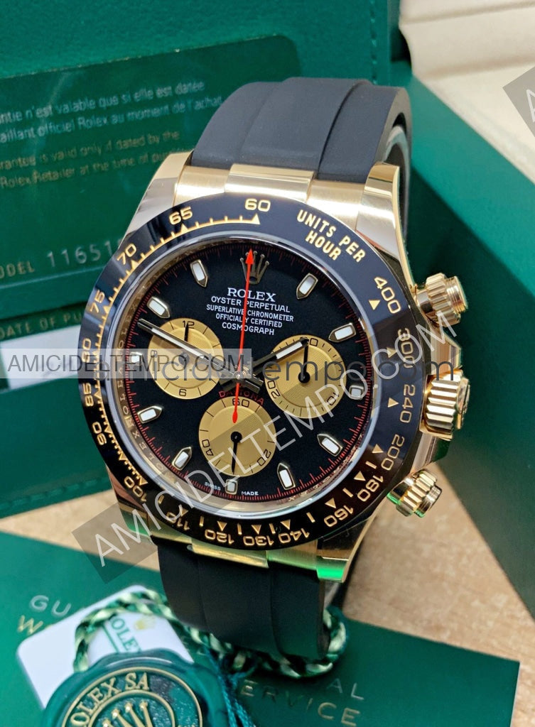 Rolex replica Daytona caucciù oro giallo quadrante Paul Newman orologio replica Amici del Tempo rolex replica