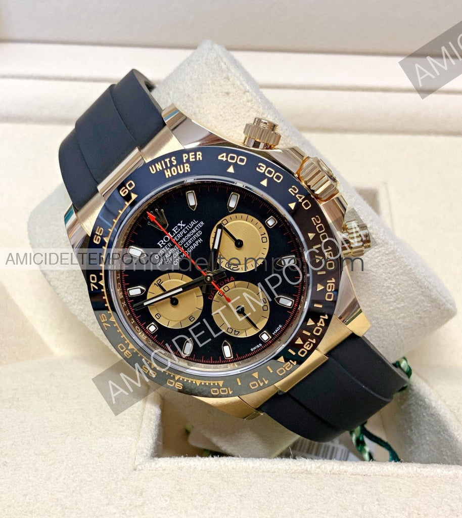 Rolex replica Daytona caucciù oro giallo quadrante Paul Newman orologio replica Amici del Tempo rolex replica