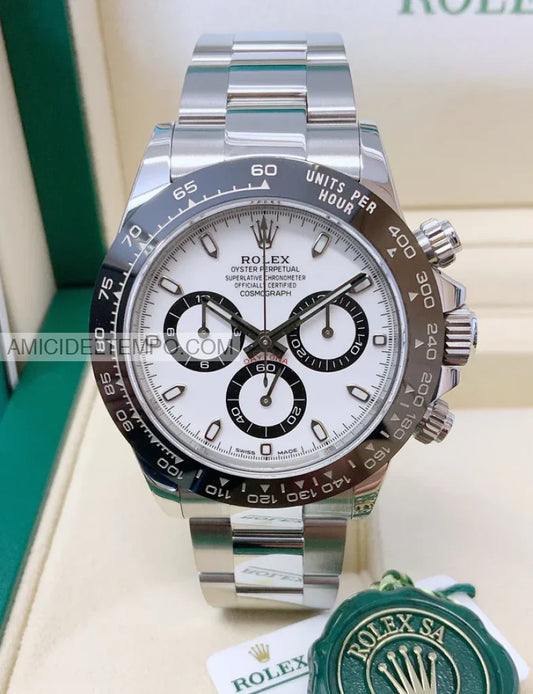 Rolex replica Daytona ceramica bianco orologio replica repliche rolex