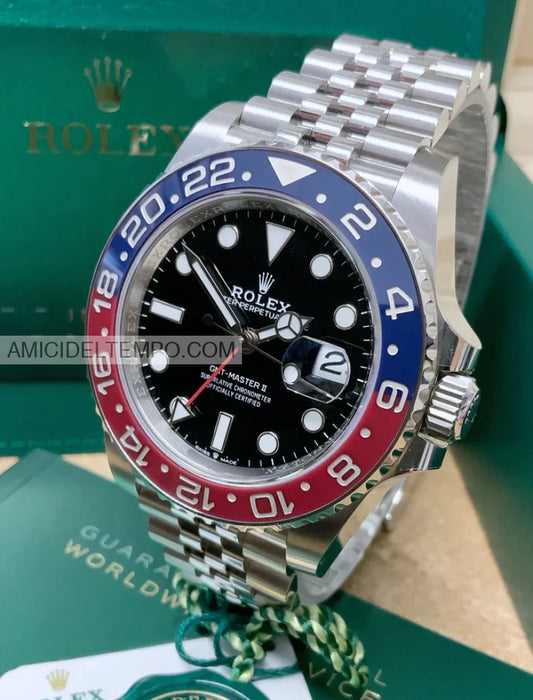 Rolex replica GMT Master II 126710BLRO Pepsi jubilè orologio replica Amici del Tempo rolex replica