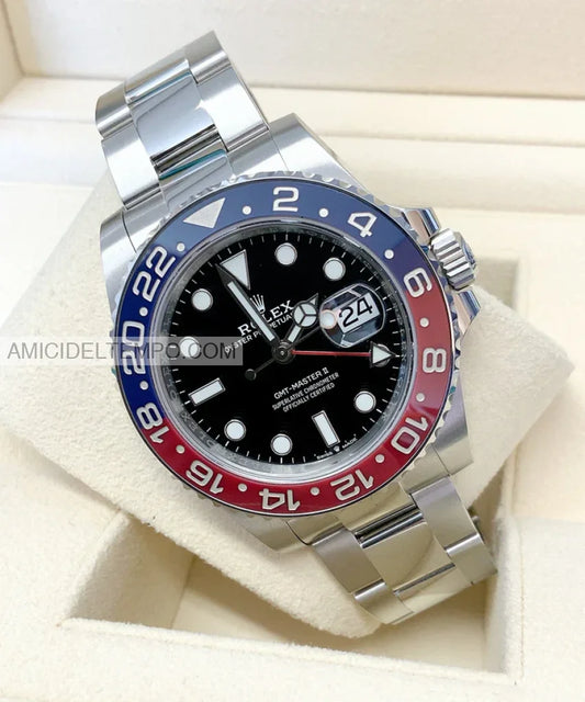 Rolex replica GMT Master II 126710BLRO Pepsi oyster orologio replica Amici del Tempo rolex replica