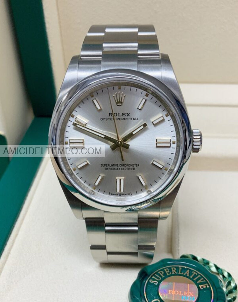 Rolex replica oyster perpetual 36mm 124300 grigio orologio replica Amici del Tempo rolex replica