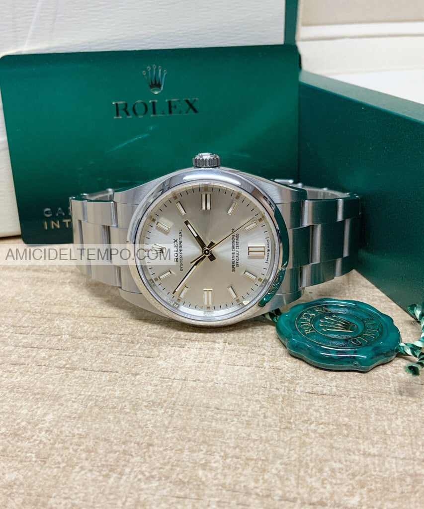 Rolex replica oyster perpetual 36mm 124300 grigio orologio replica Amici del Tempo rolex replica