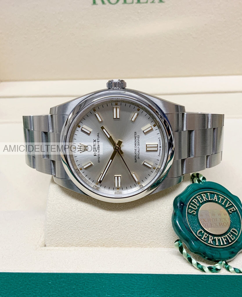 Rolex replica oyster perpetual 36mm 124300 grigio orologio replica Amici del Tempo rolex replica