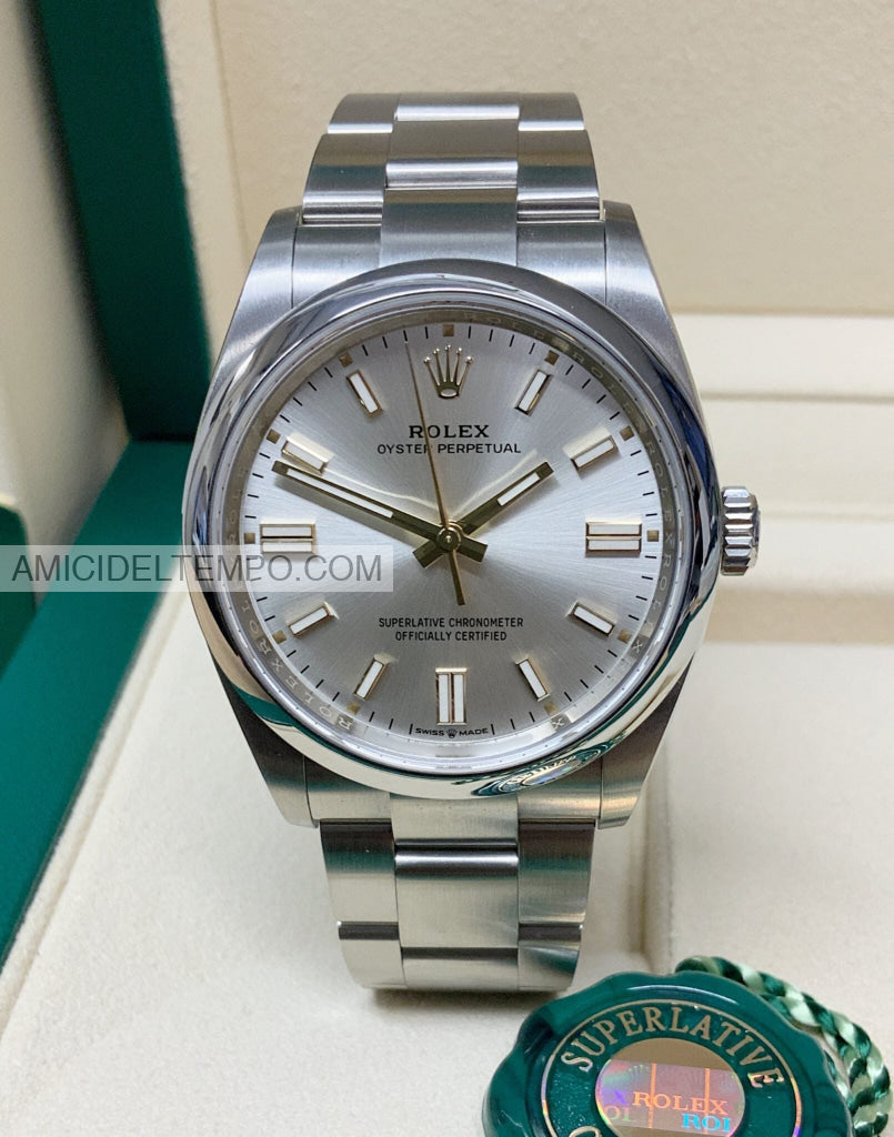 Rolex replica oyster perpetual 36mm 124300 grigio orologio replica Amici del Tempo rolex replica