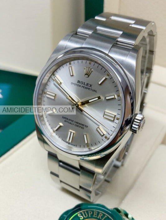 Rolex replica oyster perpetual 36mm 124300 grigio orologio replica Amici del Tempo rolex replica