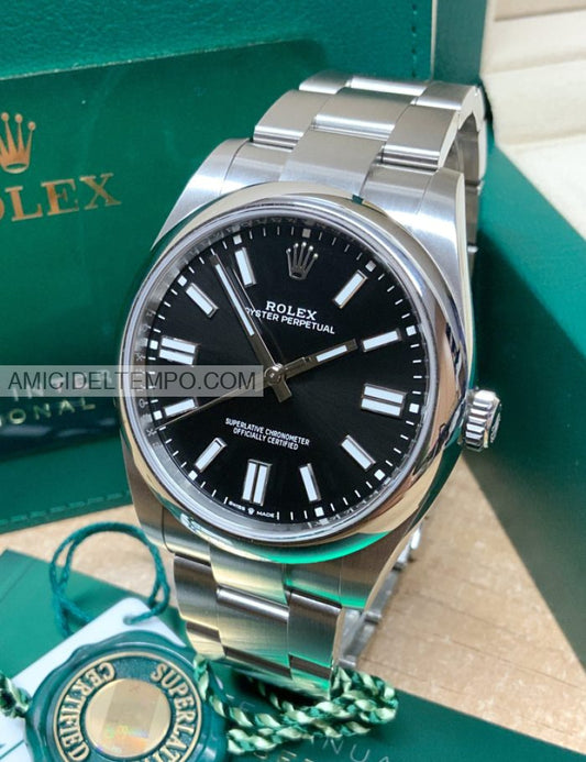 Rolex replica oyster perpetual 36mm 124300 Nero orologio replica Amici del Tempo rolex replica