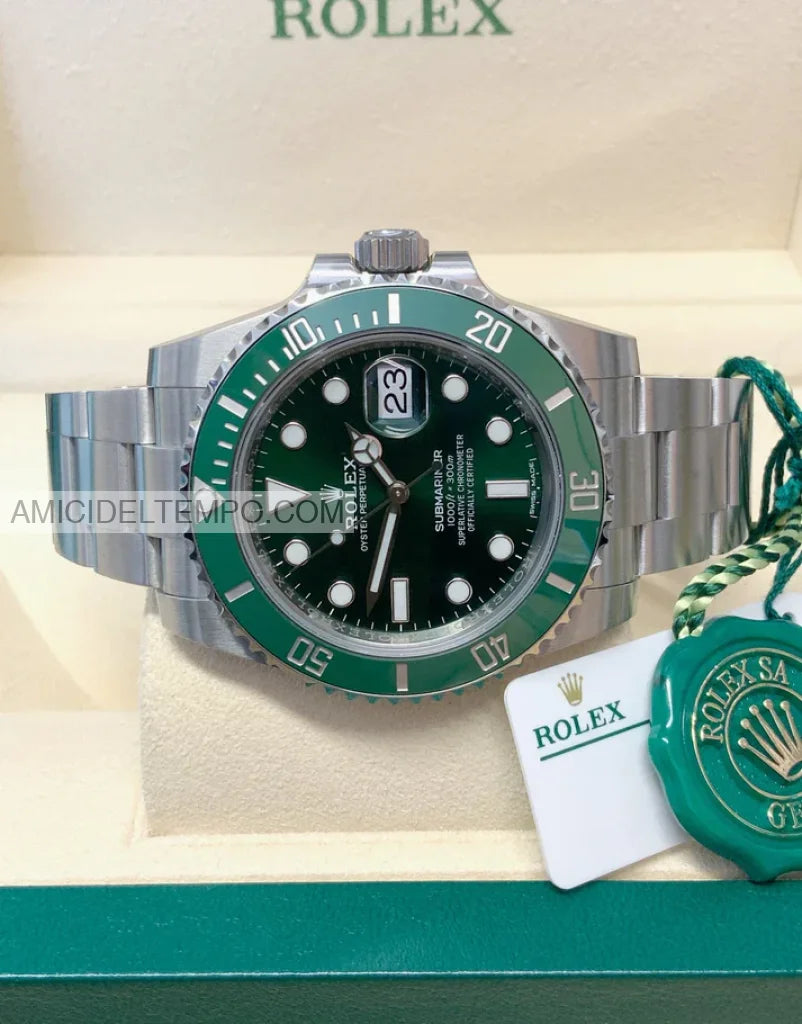 Rolex replica Submariner verde 116610LV Hulk orologio replica Amici del Tempo rolex replica