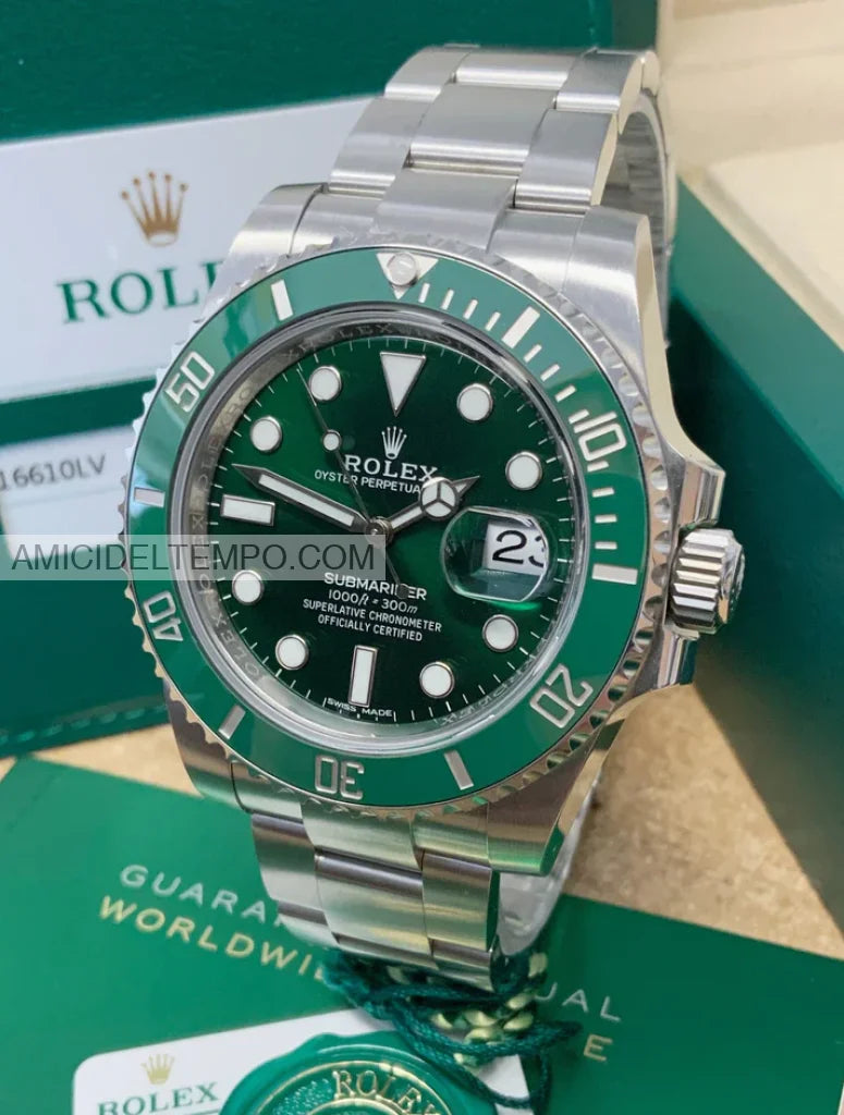 Rolex replica Submariner verde 116610LV Hulk orologio replica Amici del Tempo rolex replica