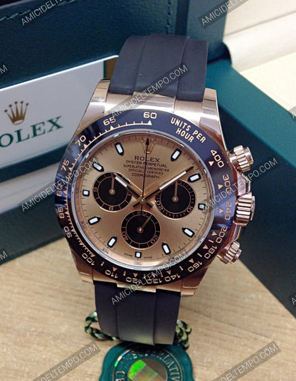 Rolex replica Daytona caucciù oro rosa orologio replica | replica rolex | Amici del Tempo