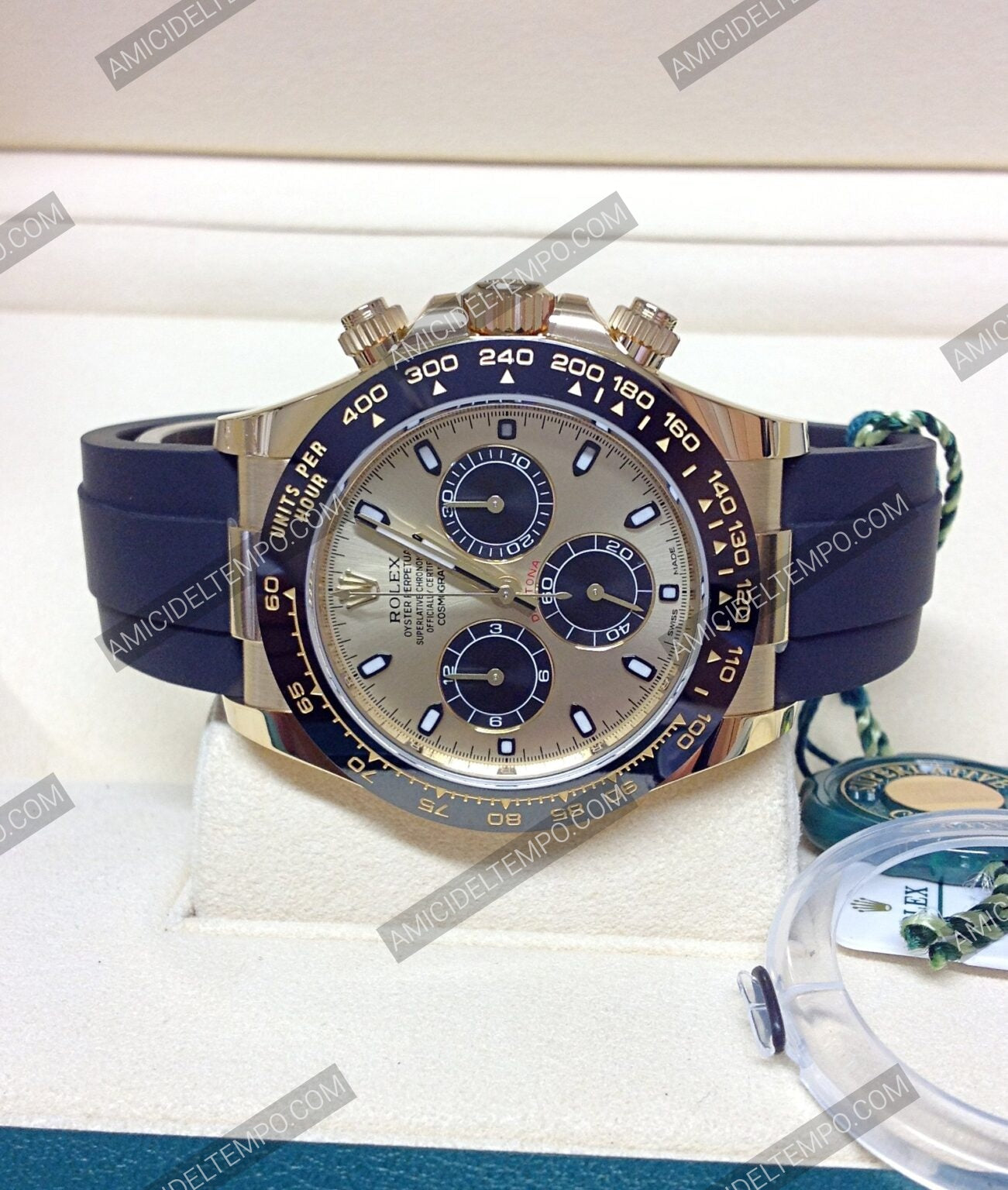 Rolex replica Daytona caucciù oro giallo orologio replica | replica rolex | Amici del Tempo