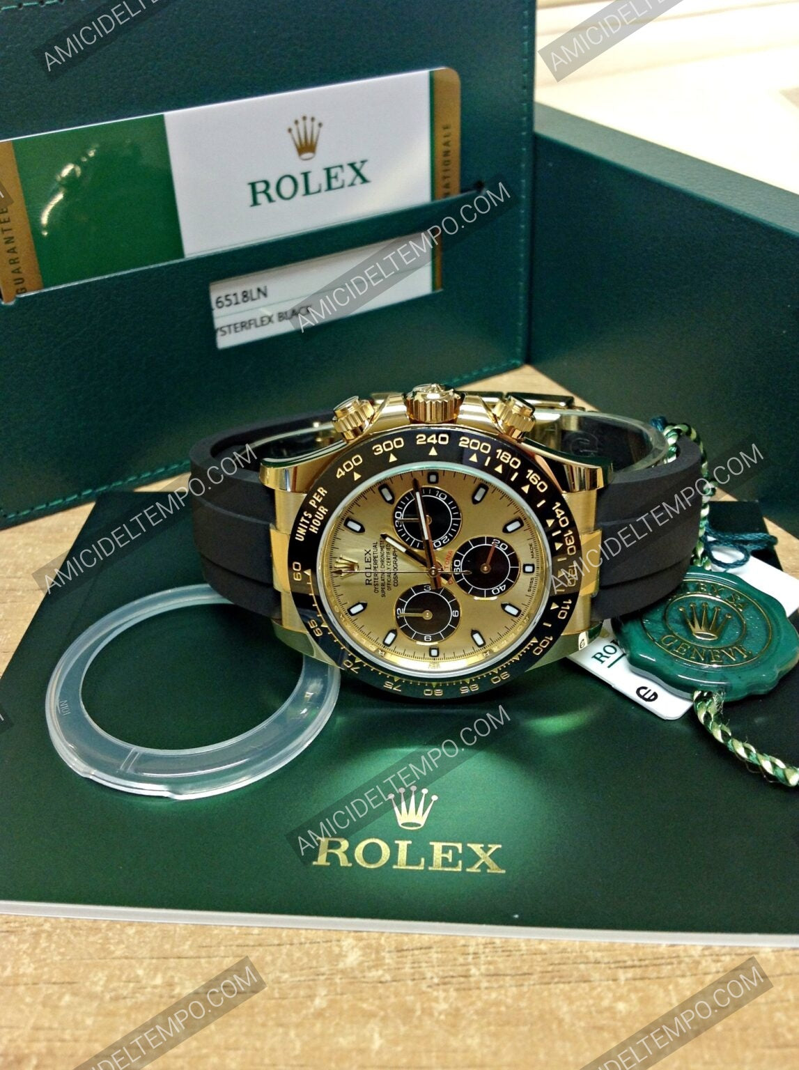 Rolex replica Daytona caucciù oro giallo orologio replica | replica rolex | Amici del Tempo