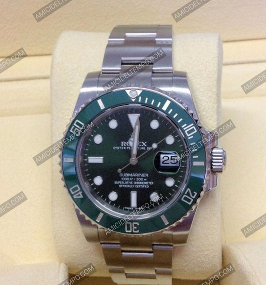 Semi clone Rolex replica Submariner date verde hulk orologio copia | repliche rolex | Amici del Tempo