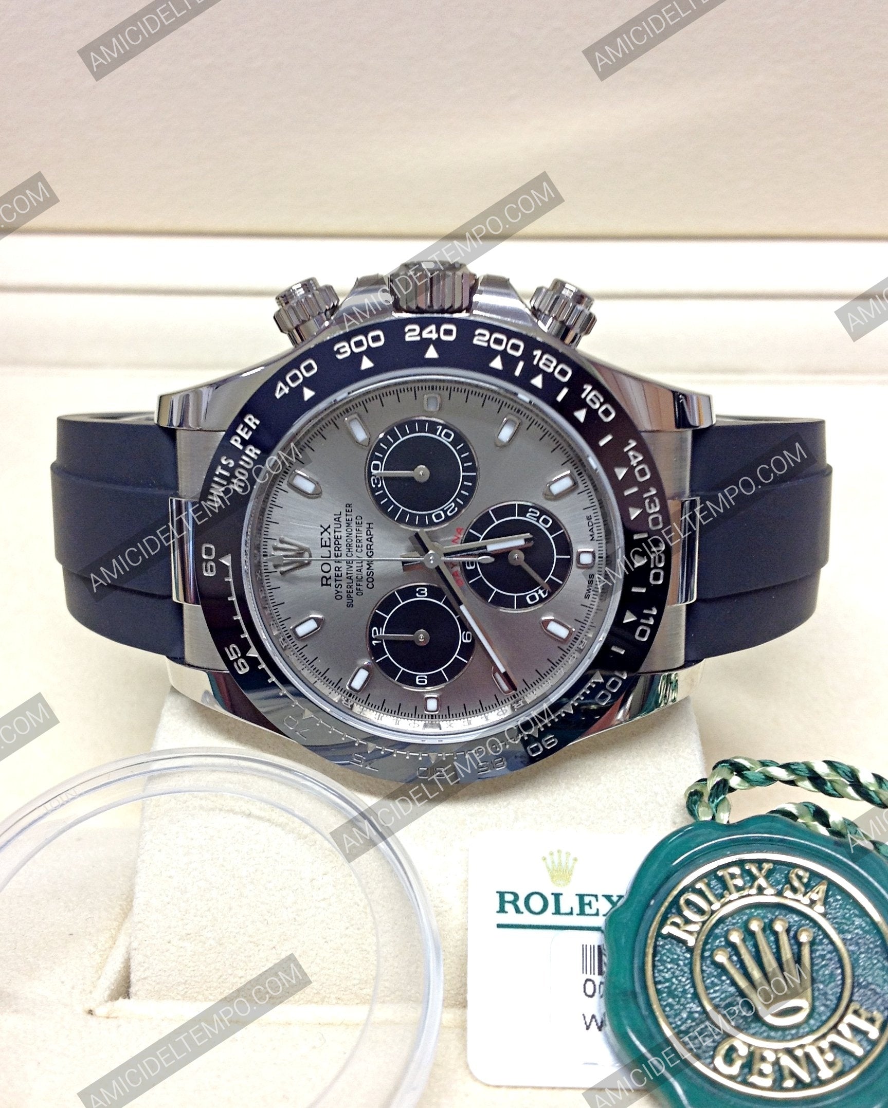 Rolex replica Daytona acciaio Caucciù orologio replica - [Repliche Rolex] -Amici del Tempo 