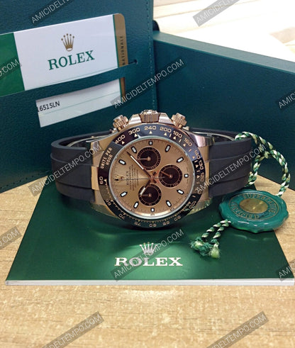 Rolex replica Daytona caucciù oro rosa orologio replica | replica rolex | Amici del Tempo