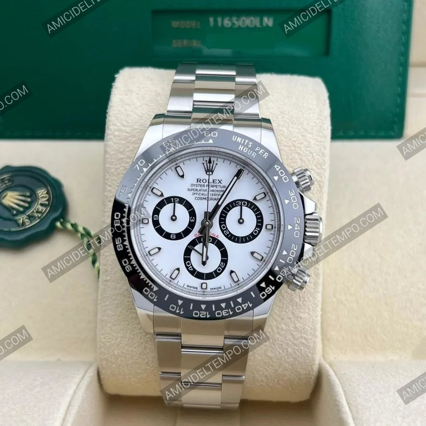 Rolex replica Daytona ceramica bianco orologio replica - [Repliche Rolex] -Amici del Tempo 