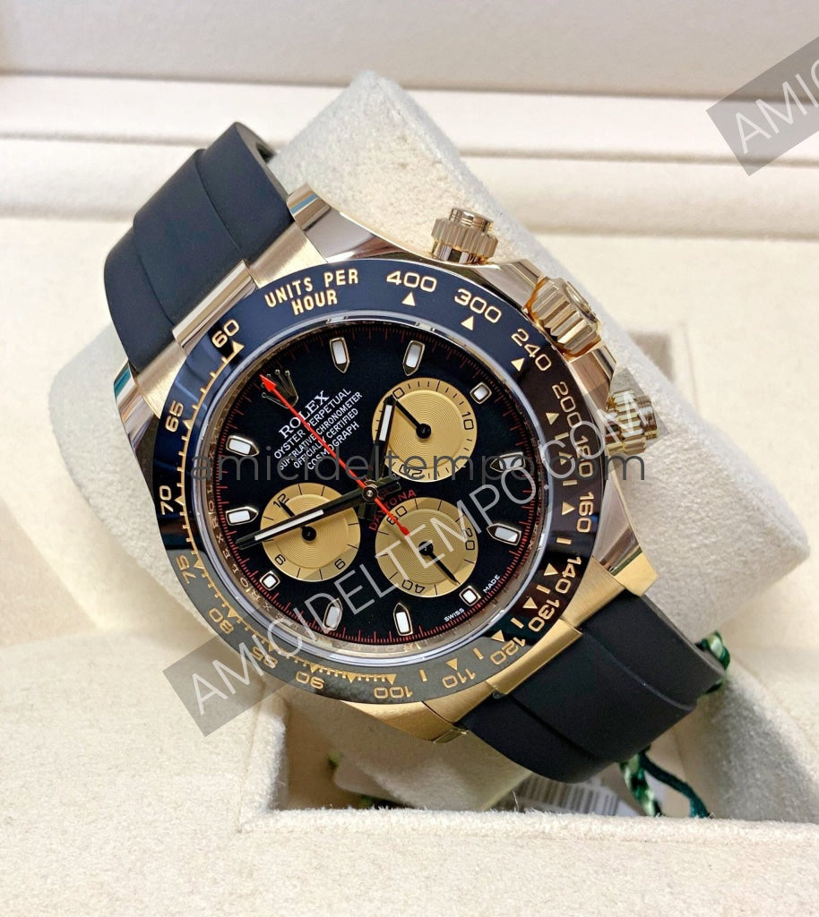 Rolex replica Daytona caucciù oro giallo quadrante Paul Newman orologio replica - [Repliche Rolex] -Amici del Tempo 