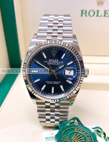 Rolex replica Datejust 36mm jubilè 126234 blu orologio replica repliche rolex