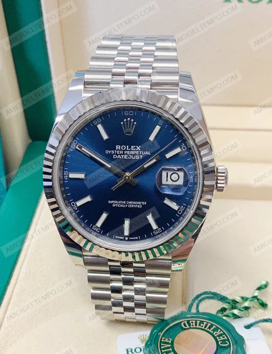 Rolex replica Datejust 36mm jubilè 126234 blu orologio replica Amici del Tempo rolex replica