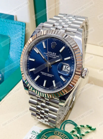 Rolex replica Datejust 41mm 126334 Blu orologio replica Amici del Tempo rolex replica