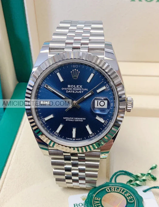 Rolex replica Datejust 41mm 126334 Blu orologio replica Amici del Tempo rolex replica