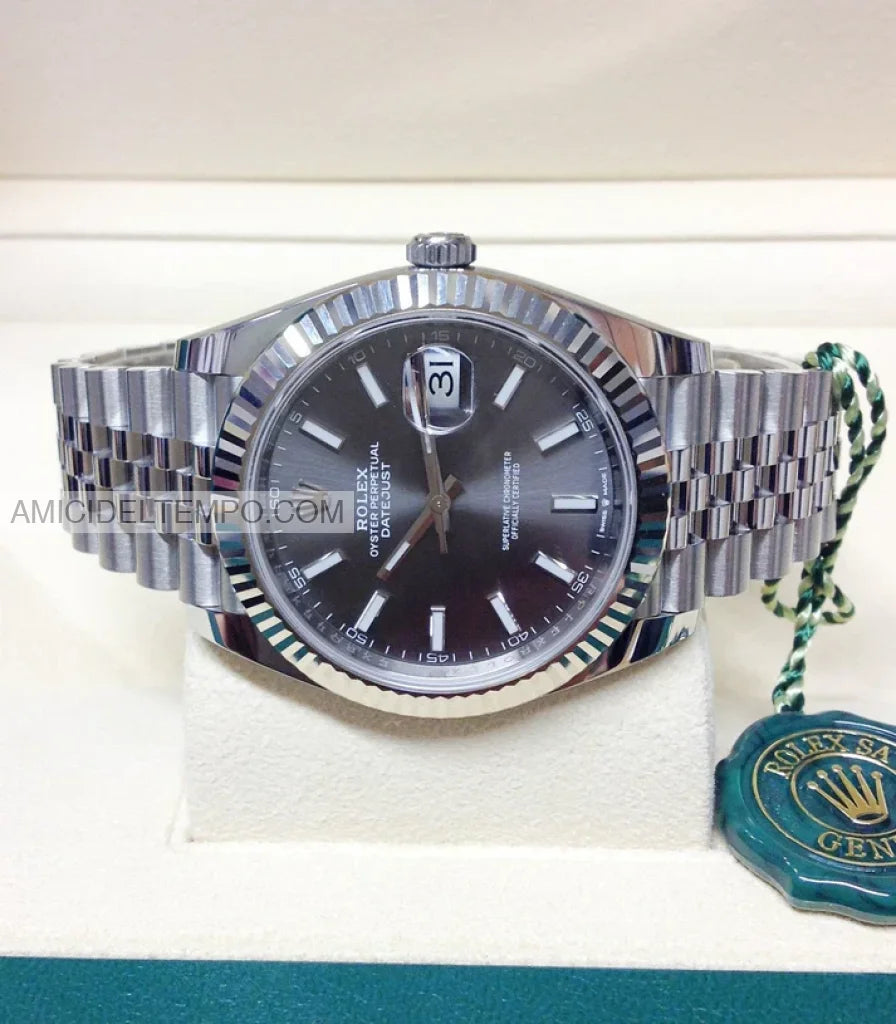 Rolex replica Datejust 41mm 126334 grigio orologio replica Amici del Tempo rolex replica