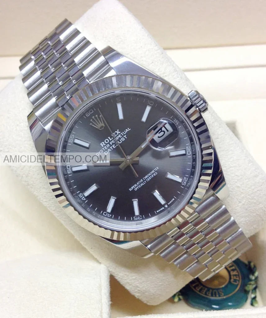 Rolex replica Datejust 41mm 126334 grigio orologio replica Amici del Tempo rolex replica