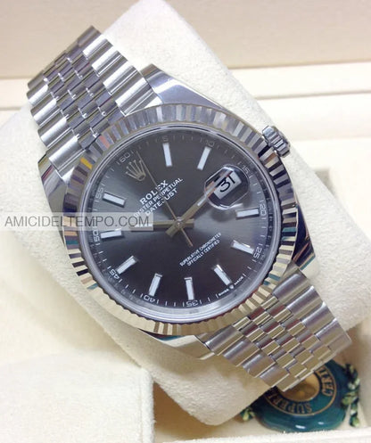 Rolex replica Datejust 41mm 126334 grigio orologio replica Amici del Tempo rolex replica