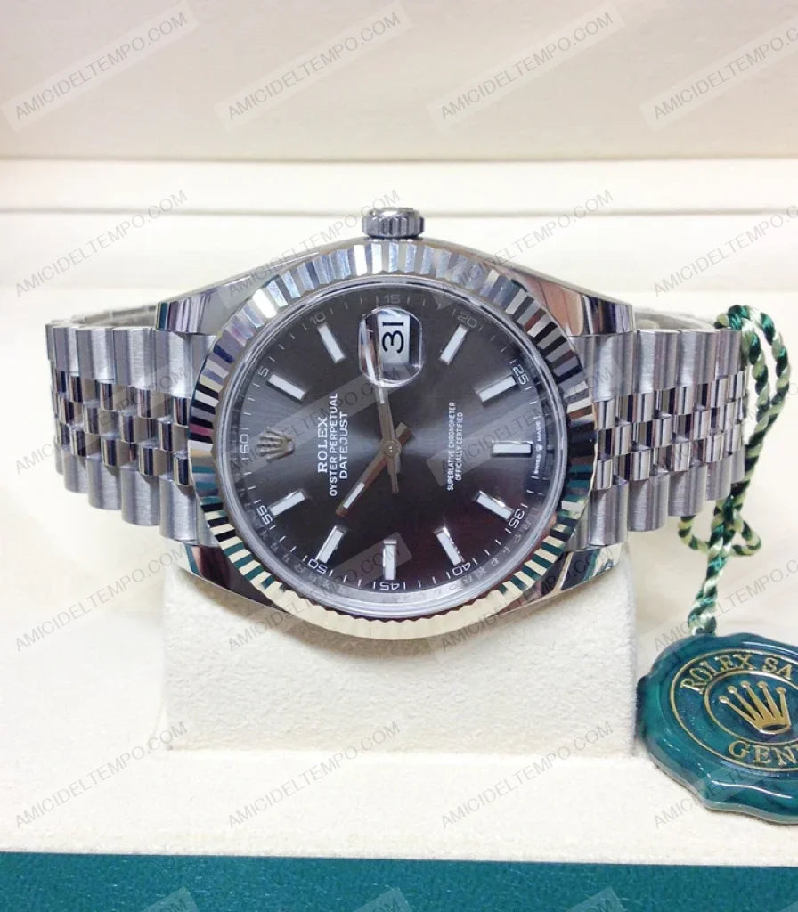 Rolex replica Datejust 41mm 126334 grigio orologio replica Amici del Tempo rolex replica