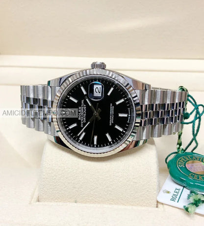 Rolex replica Datejust 41mm 126334 nero orologio replica Amici del Tempo rolex replica