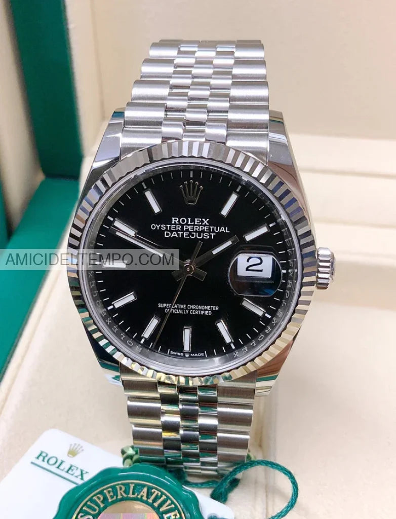 Rolex replica Datejust 41mm 126334 nero orologio replica Amici del Tempo rolex replica