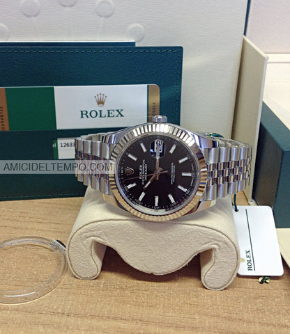 Rolex replica Datejust 41mm 126334 nero orologio replica - Amici del Tempo 