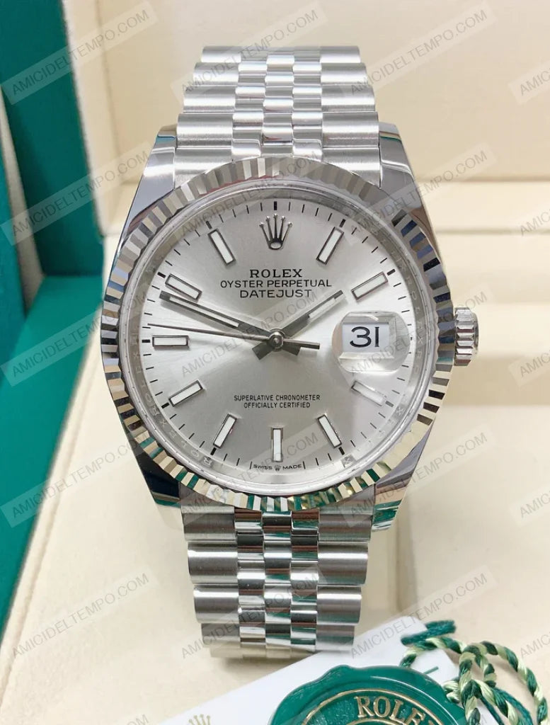 Rolex replica Datejust 41mm 126334 Silver orologio replica Amici del Tempo rolex replica