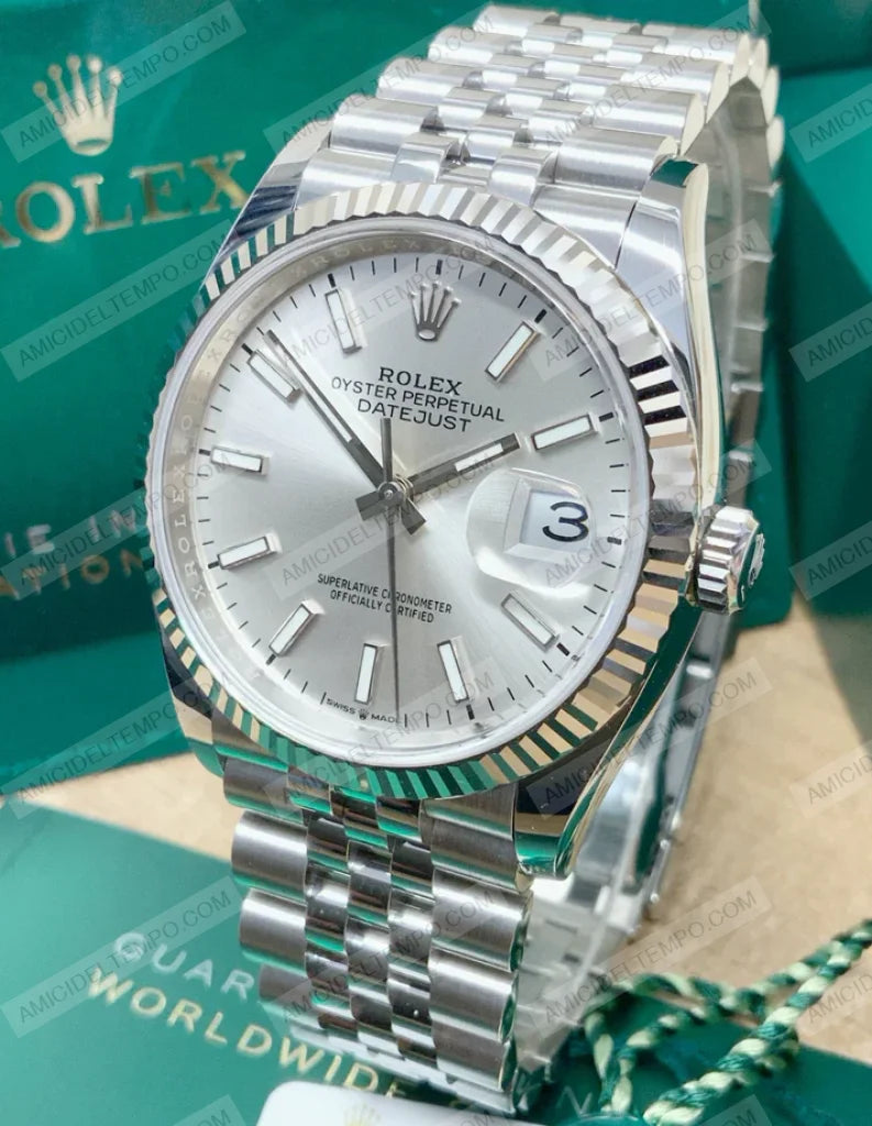 Rolex replica Datejust 41mm 126334 Silver orologio replica Amici del Tempo rolex replica