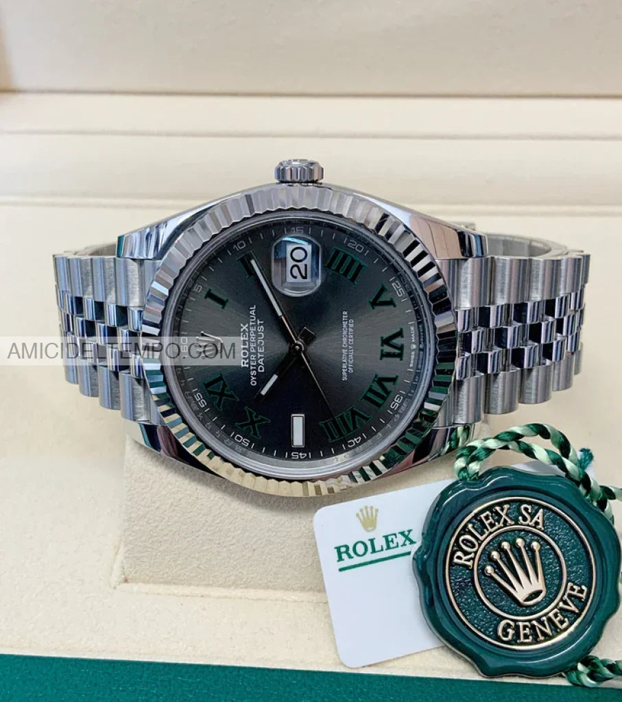 Rolex replica Datejust 41mm 126334 wimbledon orologio replica Amici del Tempo rolex replica