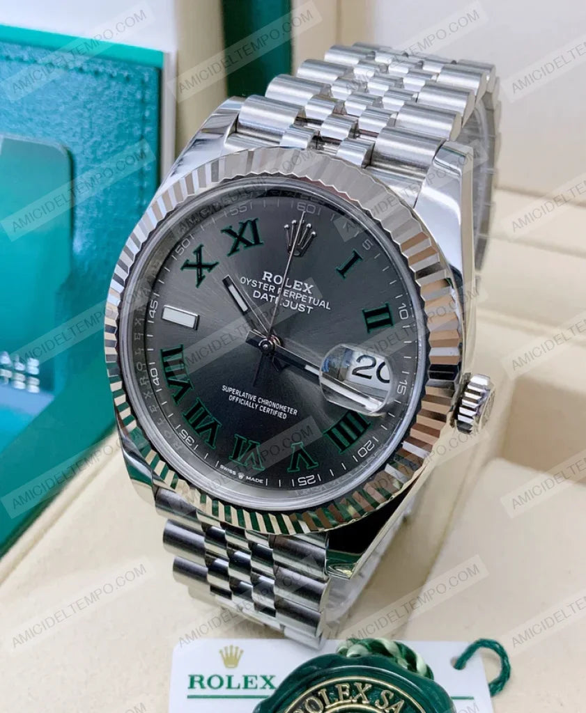 Rolex replica Datejust 41mm 126334 wimbledon orologio replica Amici del Tempo rolex replica