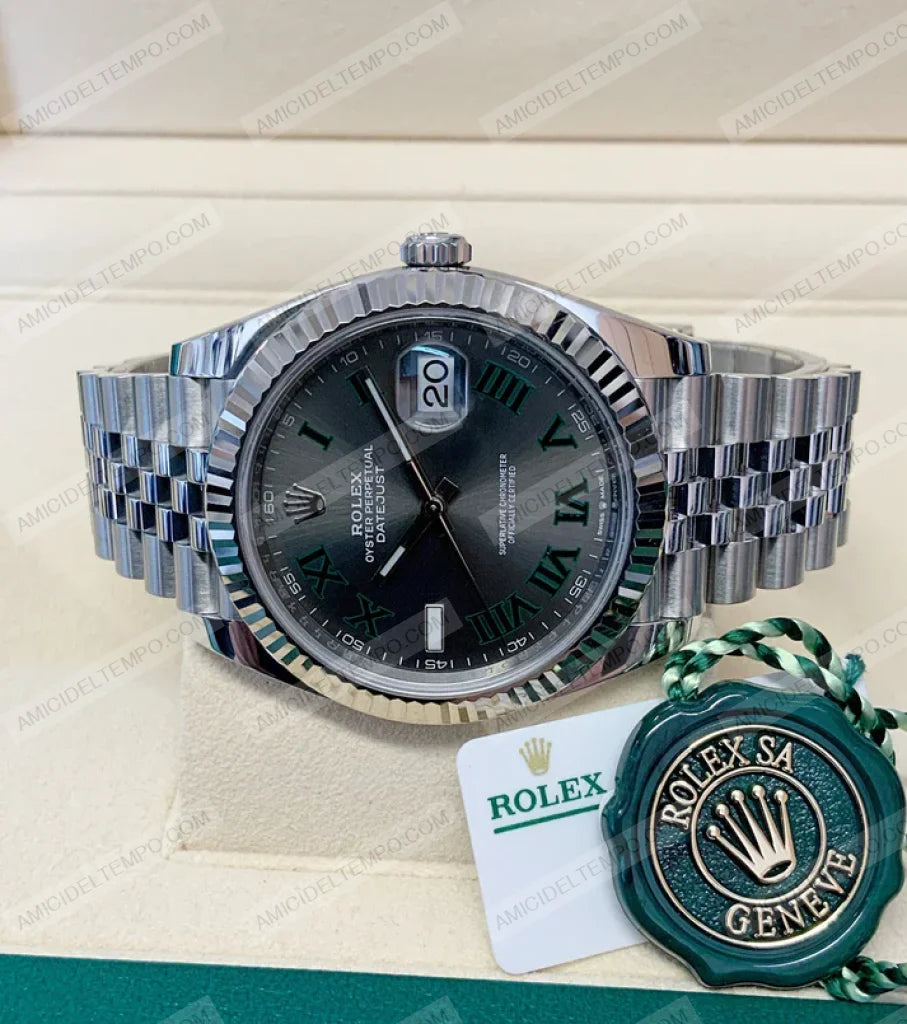 Rolex replica Datejust 41mm 126334 wimbledon orologio replica Amici del Tempo rolex replica