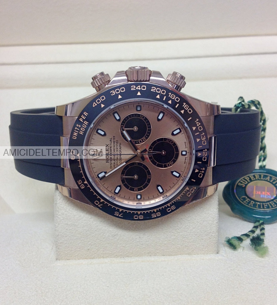 Rolex replica Daytona caucciù oro rosa orologio replica repliche rolex