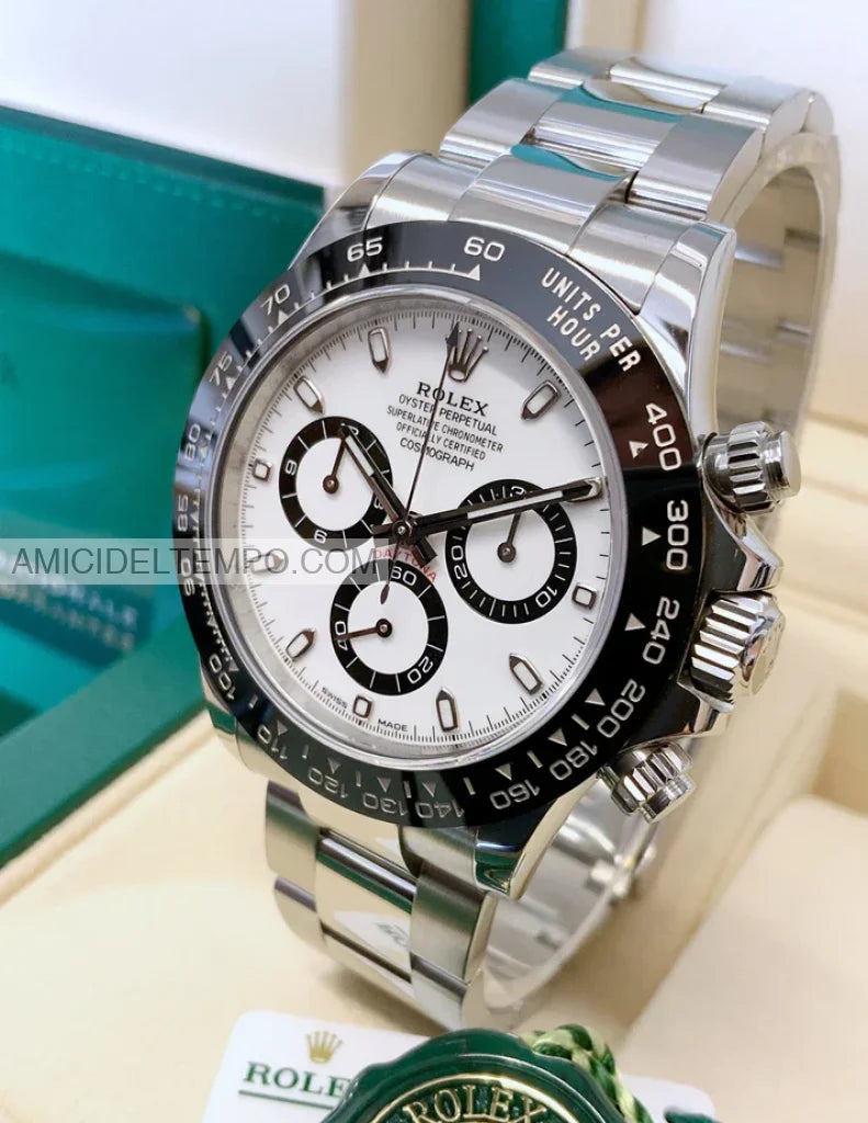 Rolex replica Daytona ceramica bianco orologio replica repliche rolex