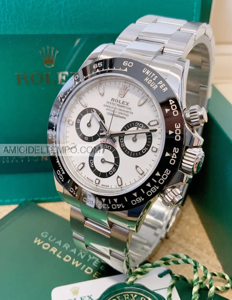 Rolex replica Daytona ceramica bianco orologio replica repliche rolex
