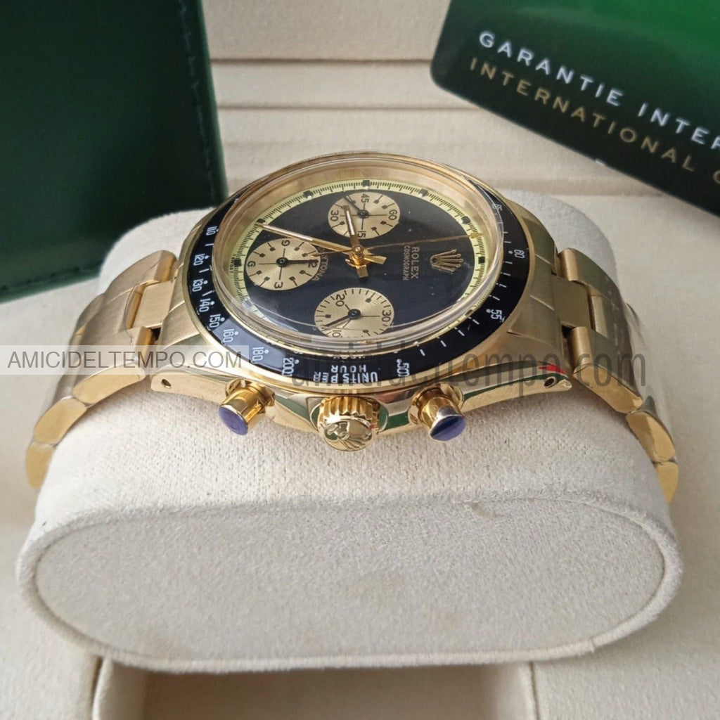 Rolex replica daytona oro vintage 6241 nero orologio replica Amici del Tempo rolex replica