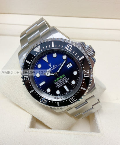 Replica Rolex replica deepsea acciaio dial blue orologio replica Amici del Tempo rolex replica