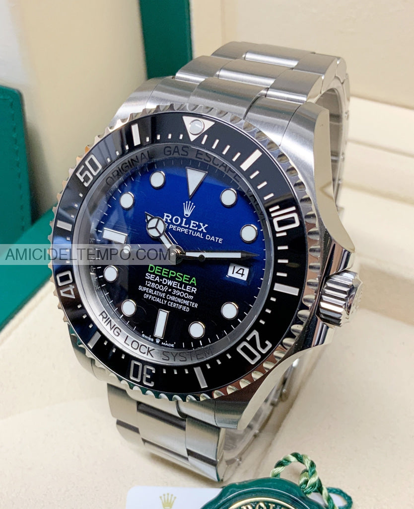 Replica Rolex replica deepsea acciaio dial blue orologio replica Amici del Tempo rolex replica