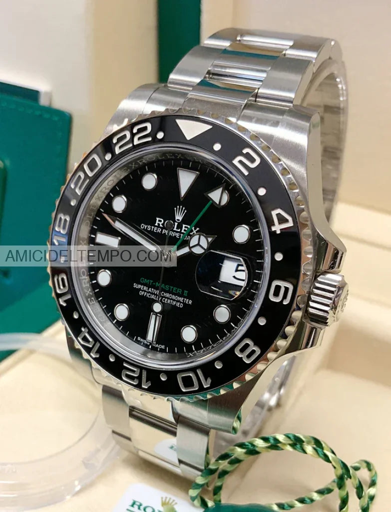 Rolex replica GMT Master II 116710LN Ghiera nera orologio replica Amici del Tempo rolex replica
